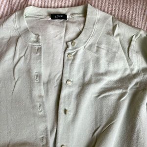J crew cardigan light green size XXS